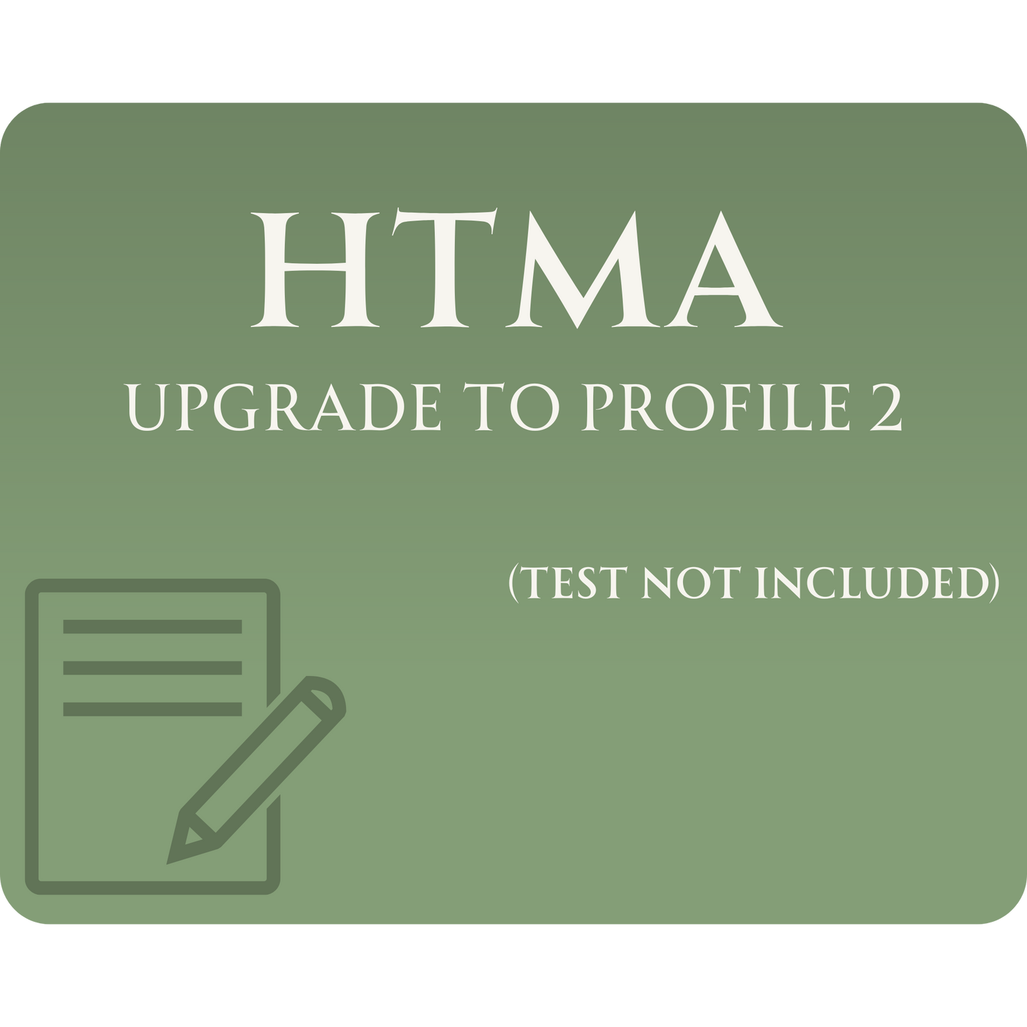 HTMA Profile 1 to Profile 2 Upgrade (Trace Elements, Inc.)