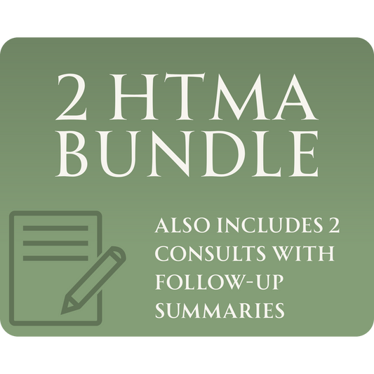 Two HTMA Tests + 2 Consults w/ Follow-up Summary