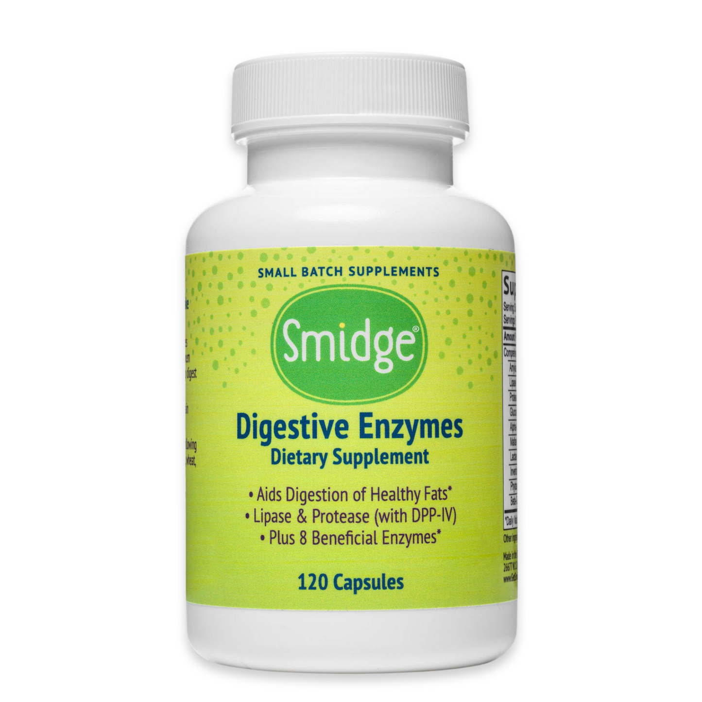 Digestive Enzymes – Comprehensive Digestive Support by Smidge