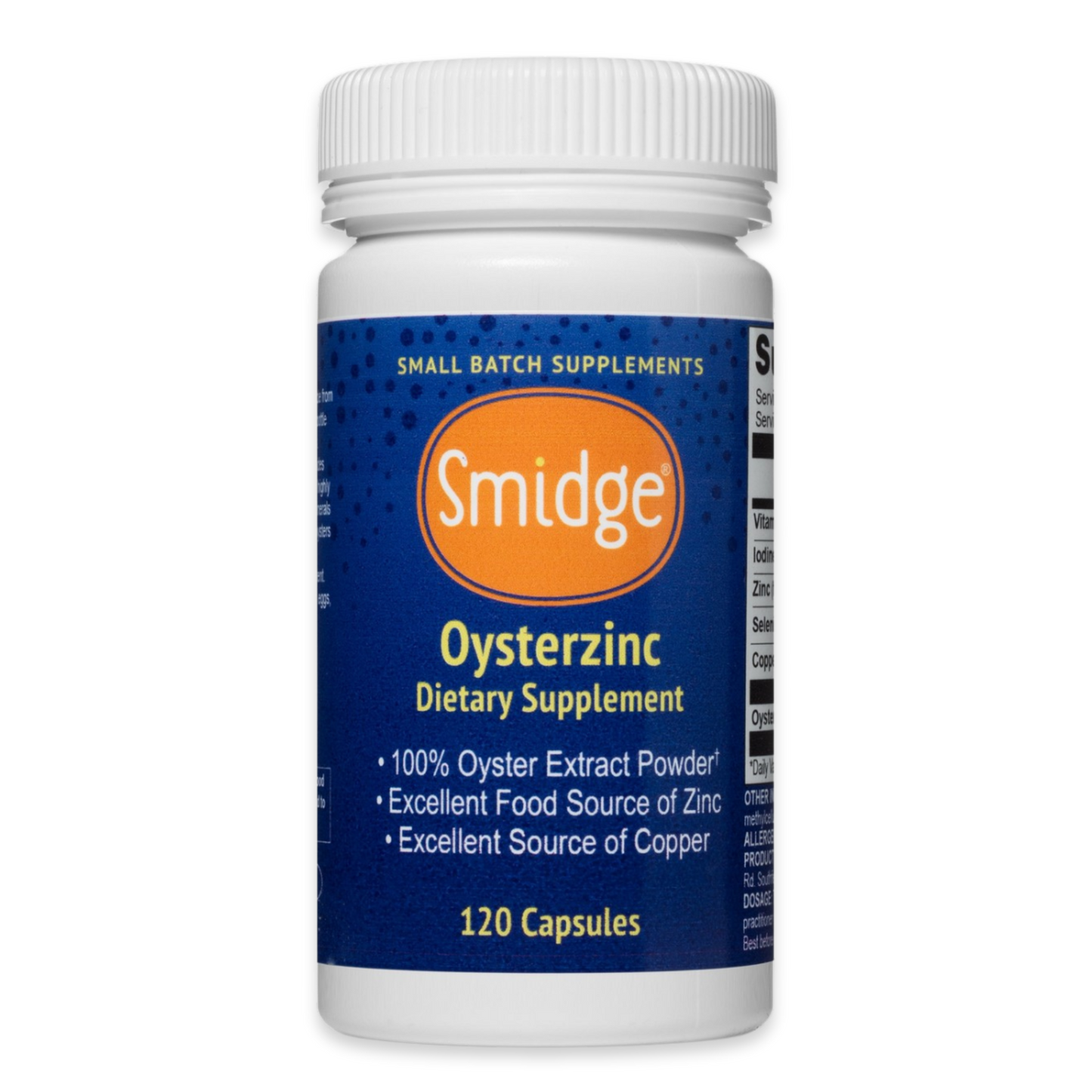 Oysterzinc – Natural Whole Food Zinc and Trace Minerals by Smidge